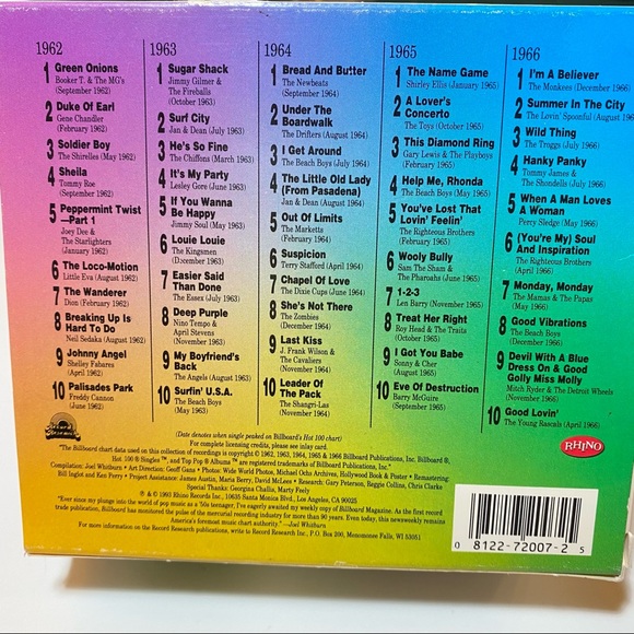 Bundle Boxed Set of 5 CDs “Billboards TopRock’n’Roll” Plus SEALED MOTOWN New - Picture 10 of 11